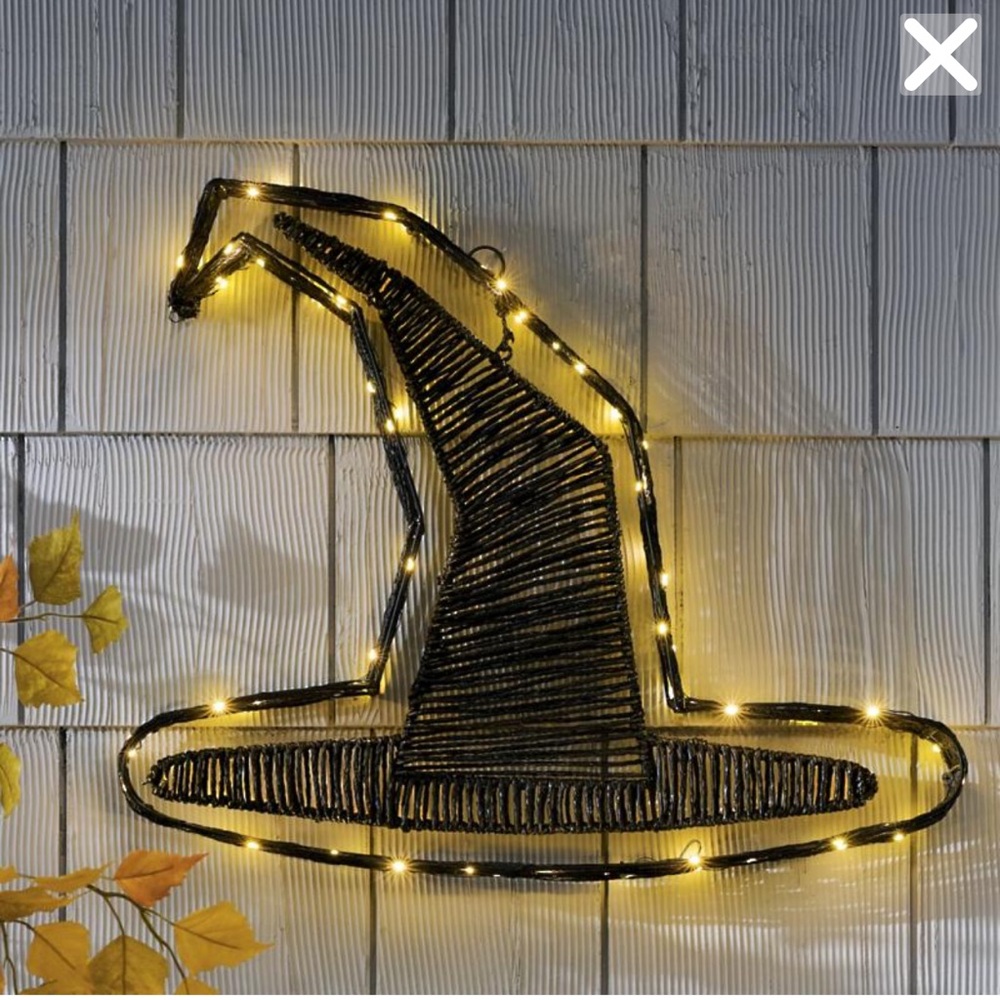 Frontgate Pre-lit Black Witch Hat - NWT - Picture 10 of 15